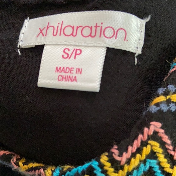 Xhilaration Black Maxi Dress with 2 side Splits SP - Picture 3 of 4